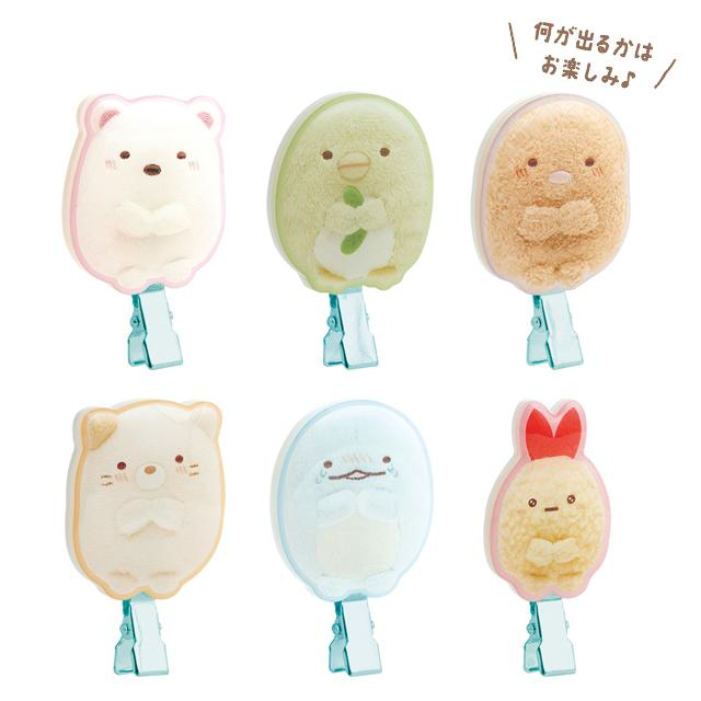 Sumikko gurashi|Character Mix Plush Photo Series Hair Clip Collection mystery bag/blind box/All 6 types|1pc