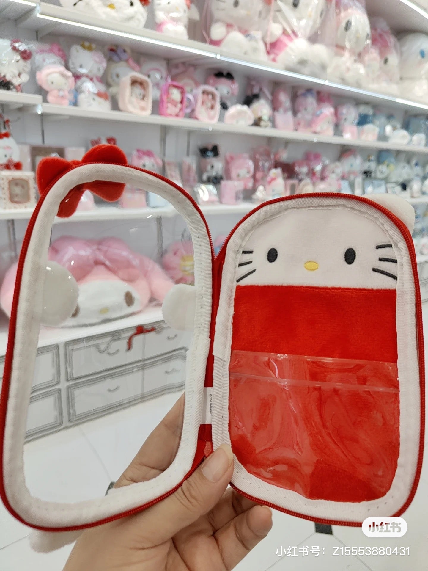 Sanrio|Enjoy Idol Acrylic Stand Holder|11.5×2.5×18cm approx.