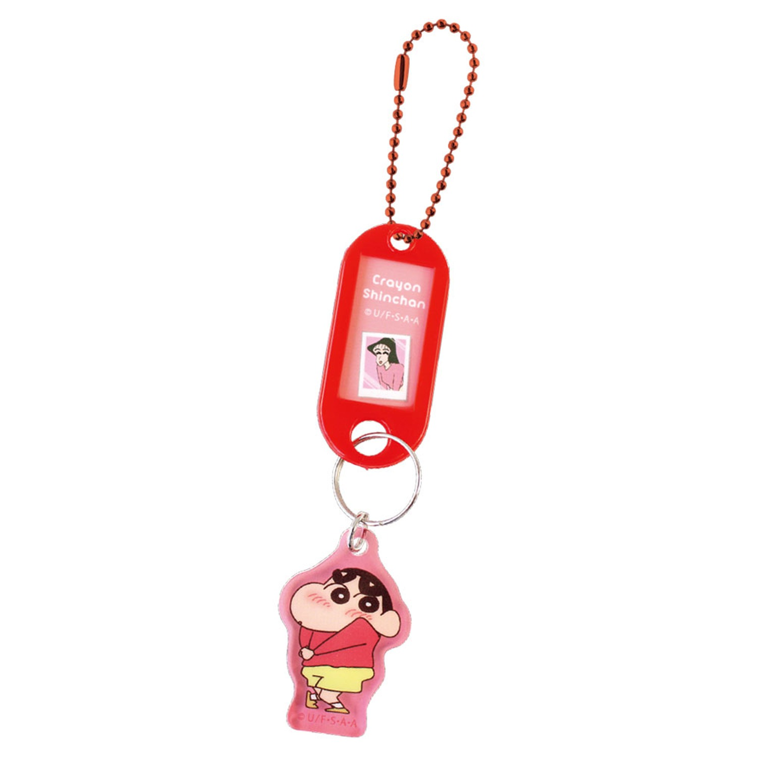 Crayon shin-chan|Acrylic Name Tag Keychain/Keyring|28×106×3mm approx.