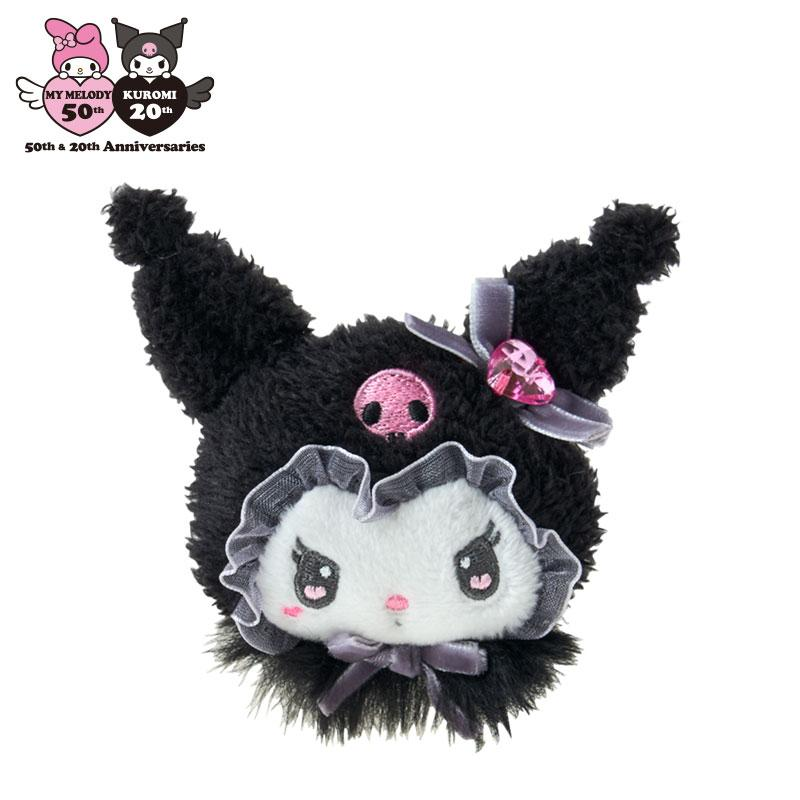 Sanrio|Kuromi & My Melody : Melousa Romiusa Face-shaped Hair Clip|6.8×2.5×9cm approx.