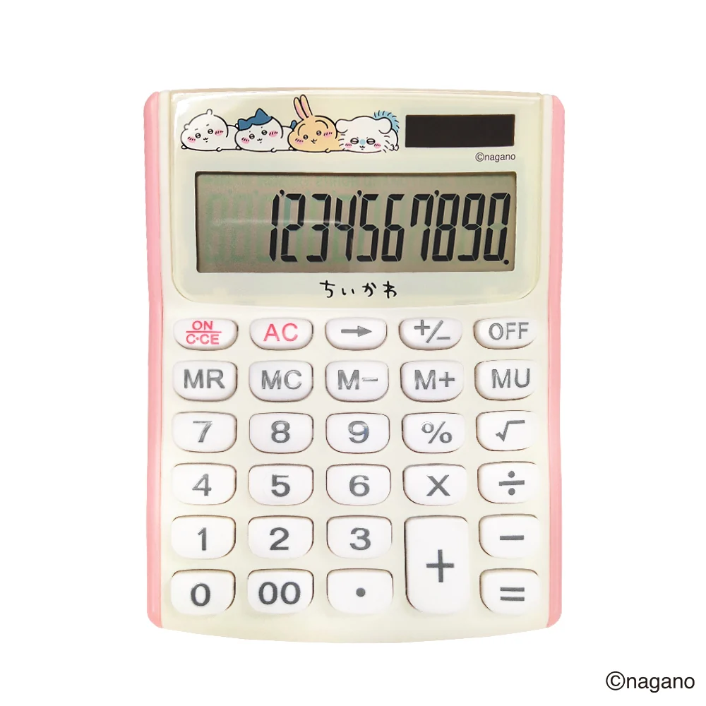 chiikawa|Calculator,12-digit display|H135 x W108 x D40mm approx.