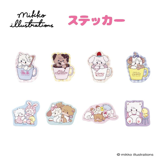 mikko illustrations|sticker|H75xW65xD1mm approx.