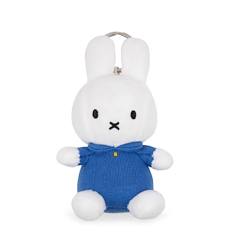 Miffy|Blue Dress Mascot Holder /Plush Keychain| H10cm approx.