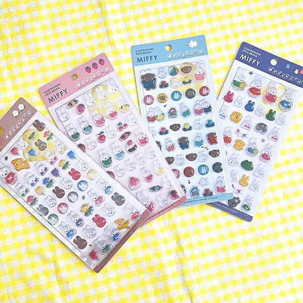 Miffy|Plump Gem Sticker|91×201mm approx.