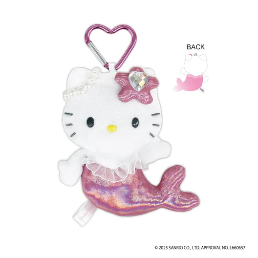 HelloKitty|Fantasy Series Mermaid Mascot Holder /Plush Keychain| H130 x W125 x D55 mm approx.