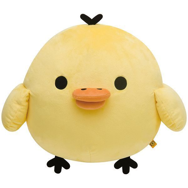 Rilakkuma轻松熊|San-X Stuffed Toy (L) - Kiiroitori超好摸大号鼻孔鸡毛绒玩偶/公仔|約380×430×300mm