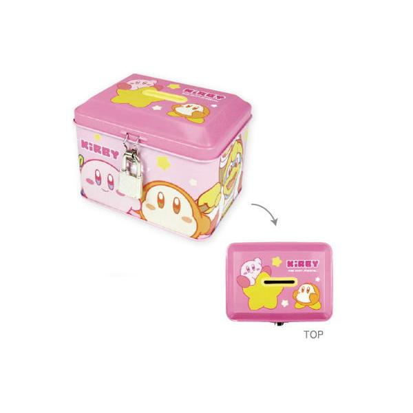 Kirby|Kirby & Waddle Dee Can Piggy Bank with Lock Case|H84 x W113 x D83mm approx.