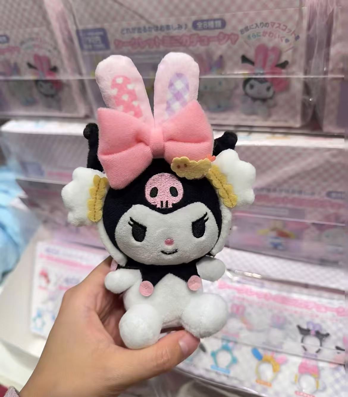 Sanrio|Spring Rabbit Secret Mini Headband Mascot Holder mystery bag/blind box/All 8 types|1pcs