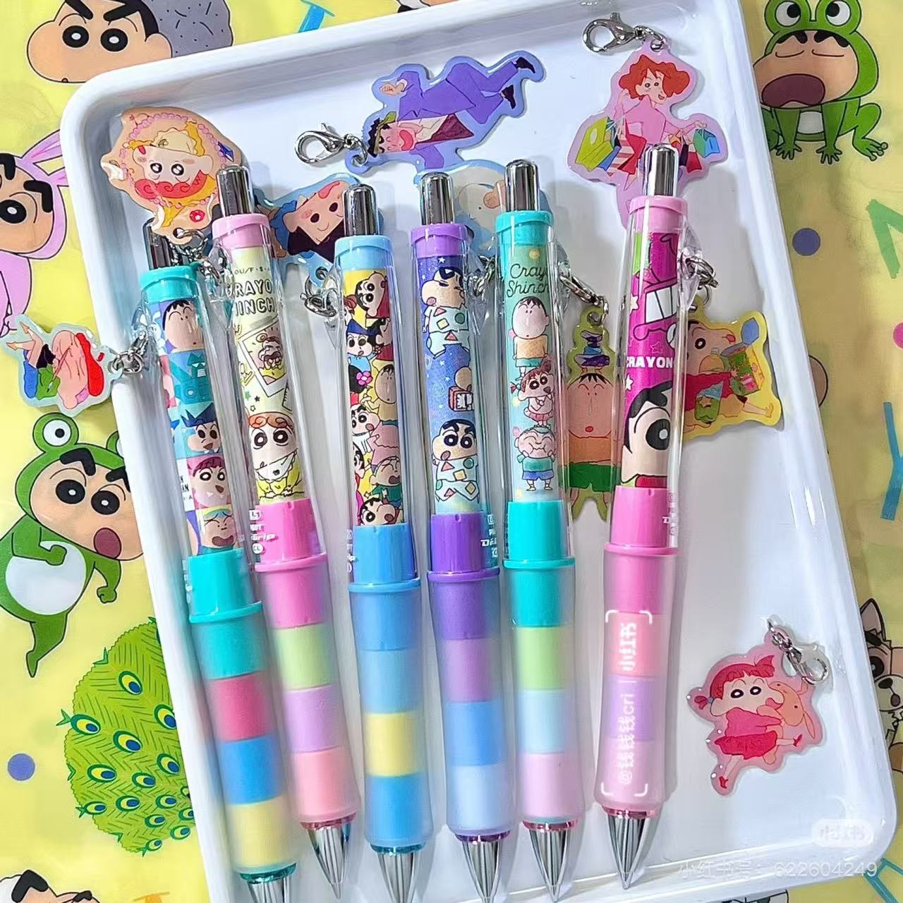 Crayon shin-chan|35th Anniversary Keychain mystery bag/blind box/All 8 types|1pcs