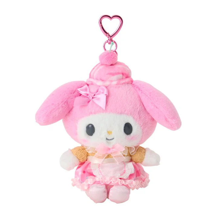 Sanrio|Dreamy Ice Cream Mascot Holder /Plush Keychain|11×8×19cm approx.