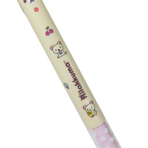 Rilakkuma轻松熊|San-X Two Color Mimi Pen可爱耳朵红黑双色圆珠笔|芯0.7mm
