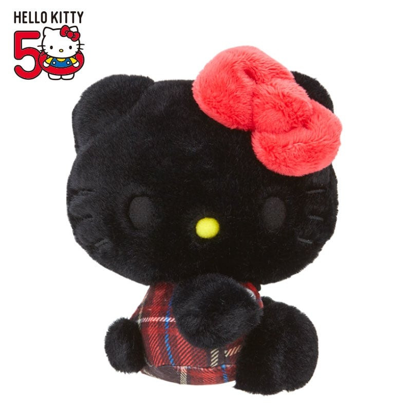 HelloKitty凯蒂猫|Sanrio Hello Kitty 50th Anniversary50周年限定缤纷24色colors毛绒玩偶/公仔 |约12.5 x 9.8 x 15 cm
