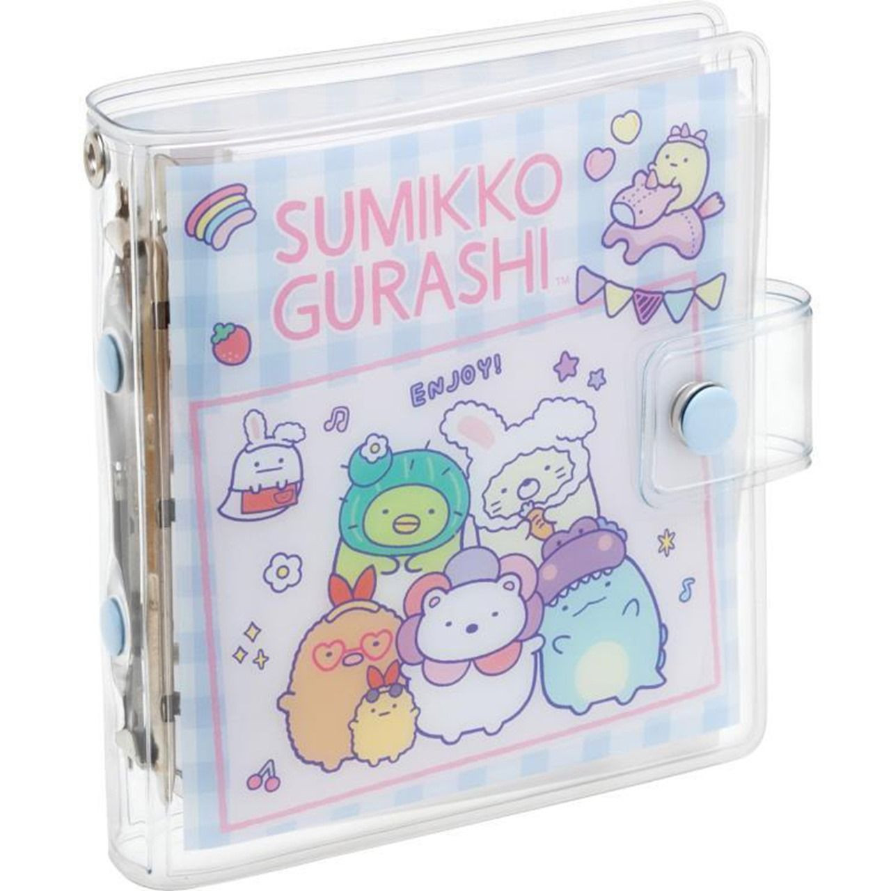 Sumikko gurashi角落生物|角落生物活页贴纸收藏小册子|约2 x 13.5 x 16.5 cm