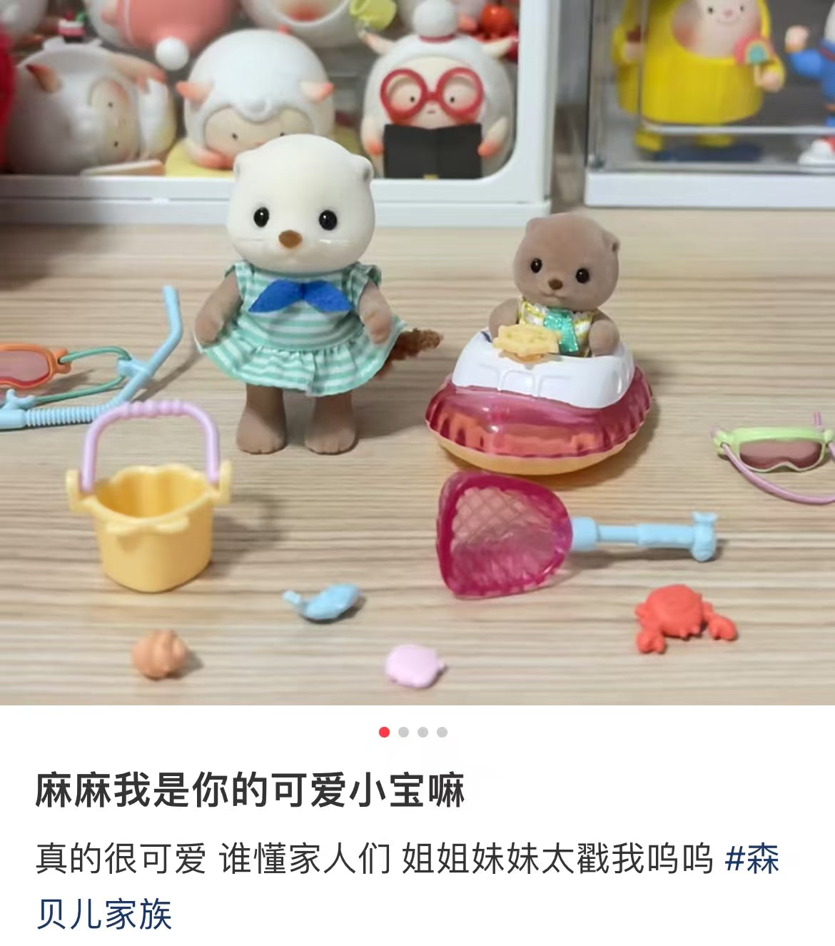 SylvanianFamilies|Sea Otter Sisters-Splashy Snorkel Set 5804