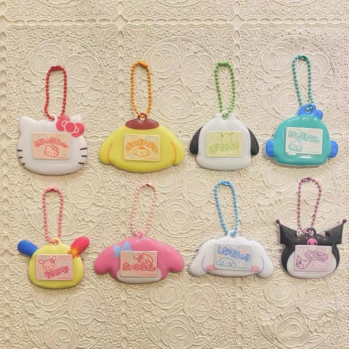 Sanrio| Characters Trading Name Badge Keychain mystery bag/blind box/All 8 types|1pcs