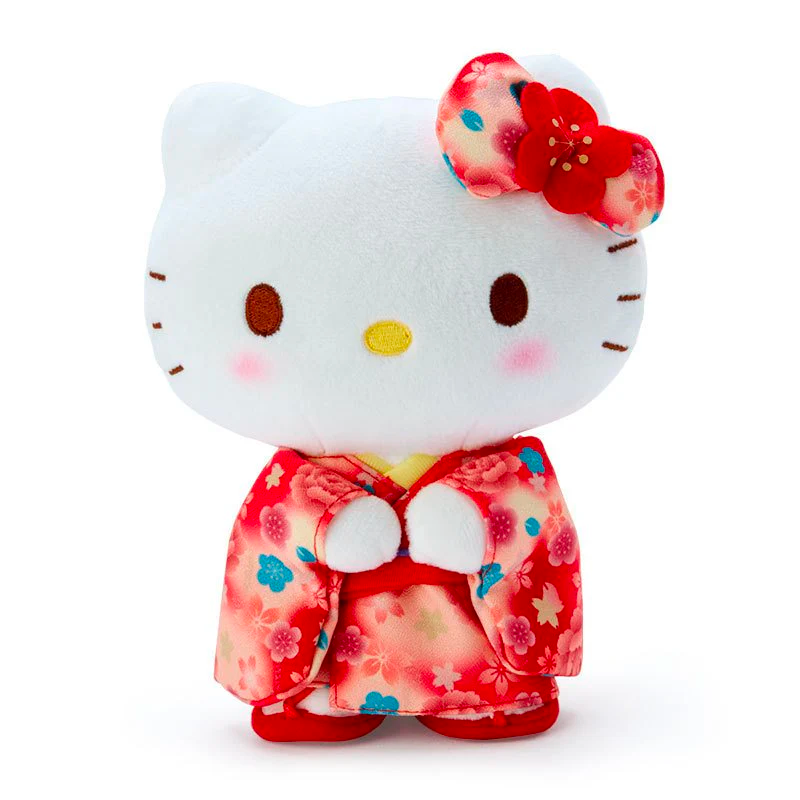 Sanrio|Sakura Kimono Plush Dolls/Plush Toy (S)|15×9×19cm approx.