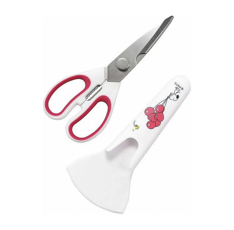 Snoopy|Kitchen Scissors (with storage case)|194 x 83 x 15 mm Approx.