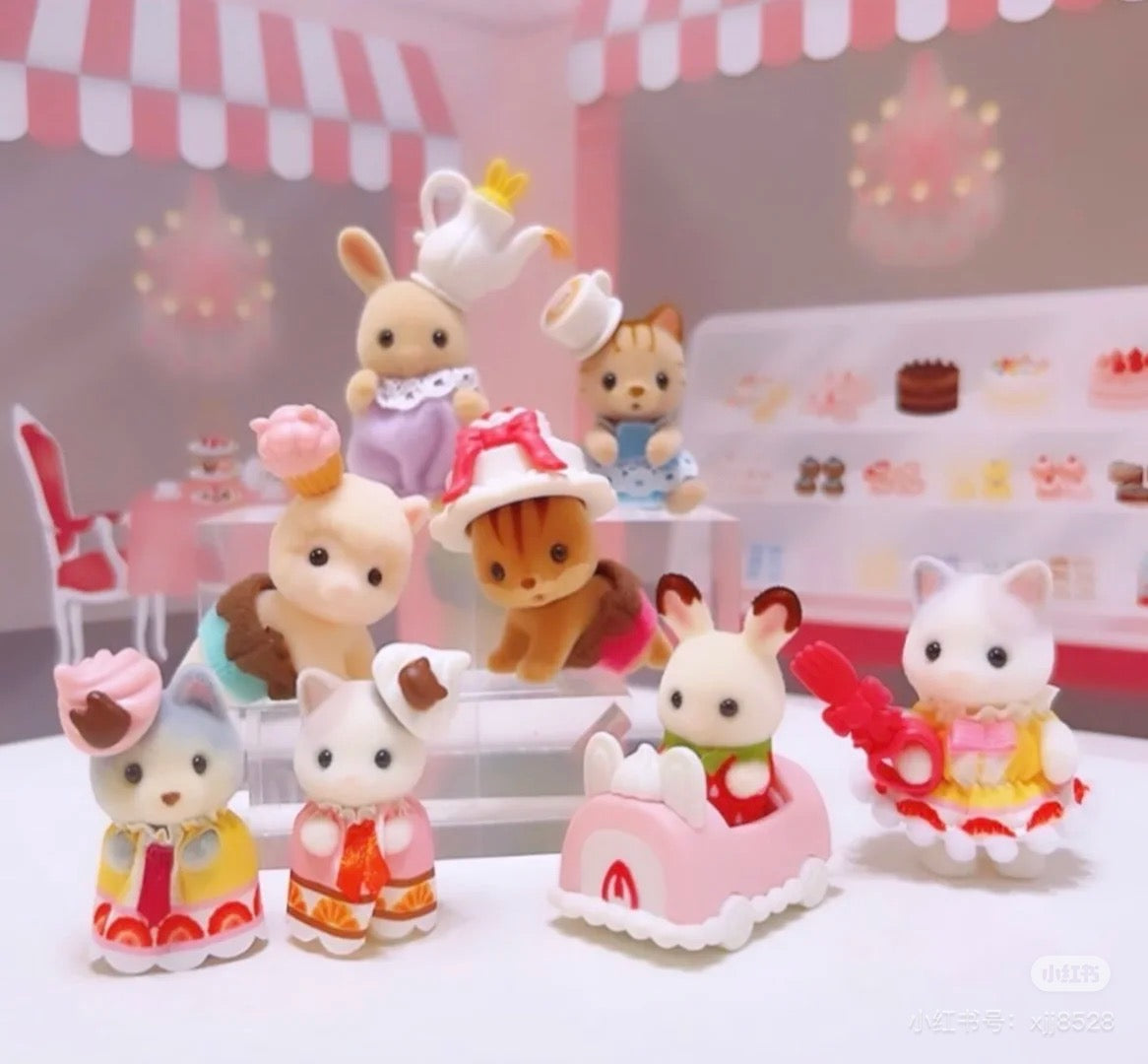 SylvanianFamilies|Baking Baby Party Series Blind bag-5765/All 8 types|1pcs