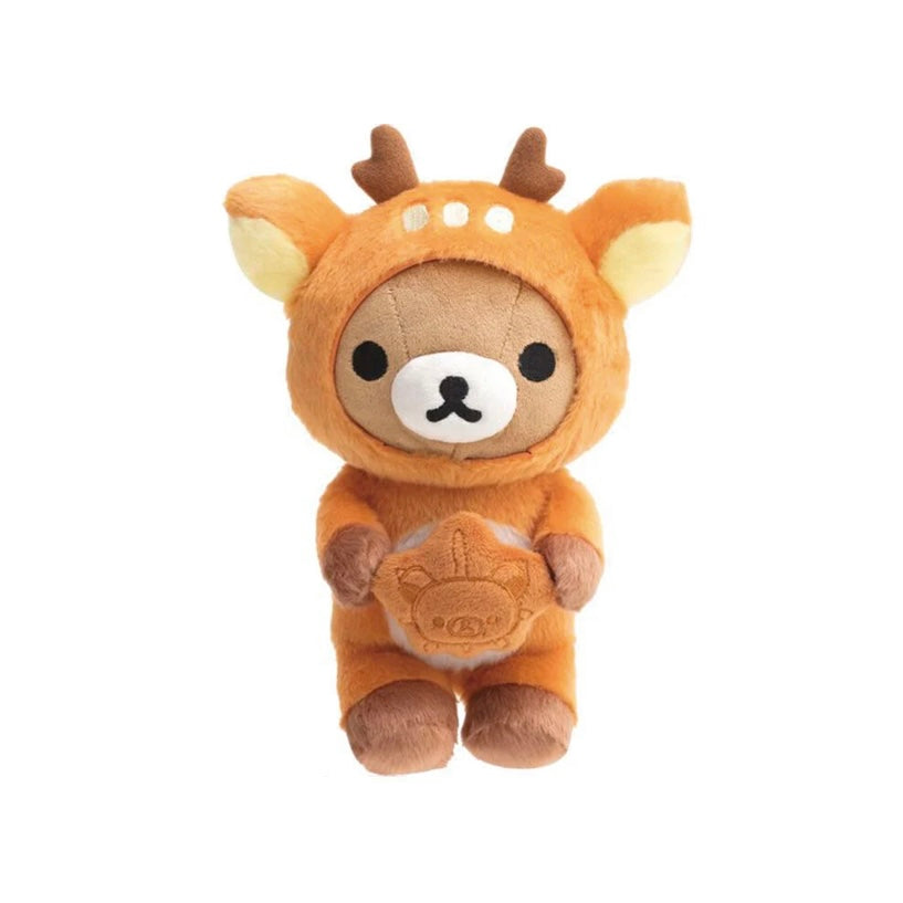Rilakkuma轻松熊|地域限定御守寓意宫岛鹿角玩偶/公仔|約W170×250mm