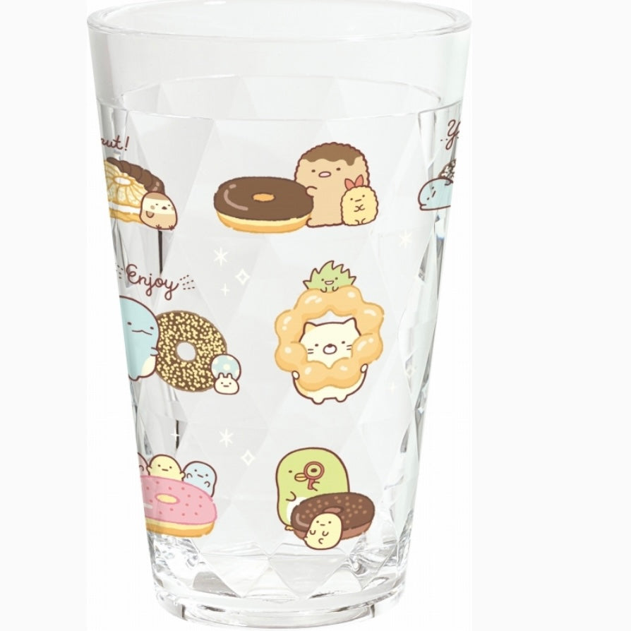 Sumikko gurashi角落生物|甜甜圈限定透明树脂杯|340ml