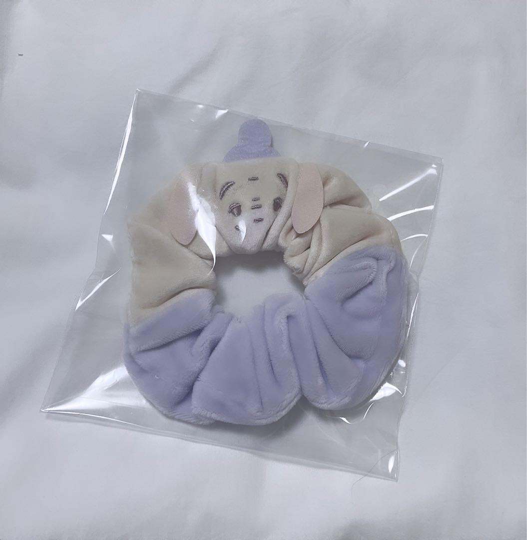 Disney迪士尼|Fruit Latte Color White Pooh东迪冬日限定水果拿铁色睡衣睡帽斗篷系列可爱角色肥肠发圈盲盒/全6种|1枚入