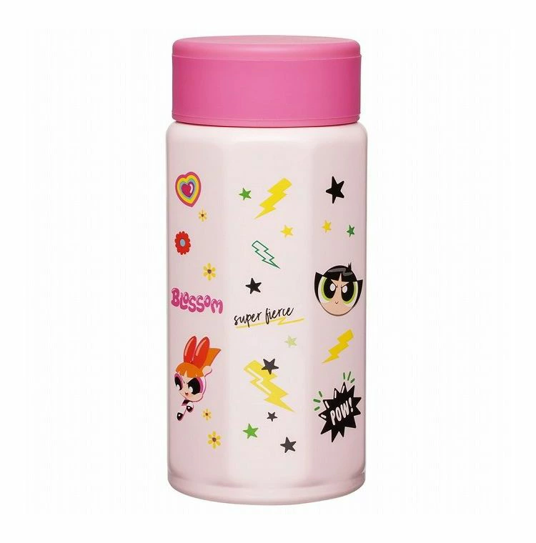 Powerpuff Girls|Octagonal Stainless Steel Bottle|350ml
