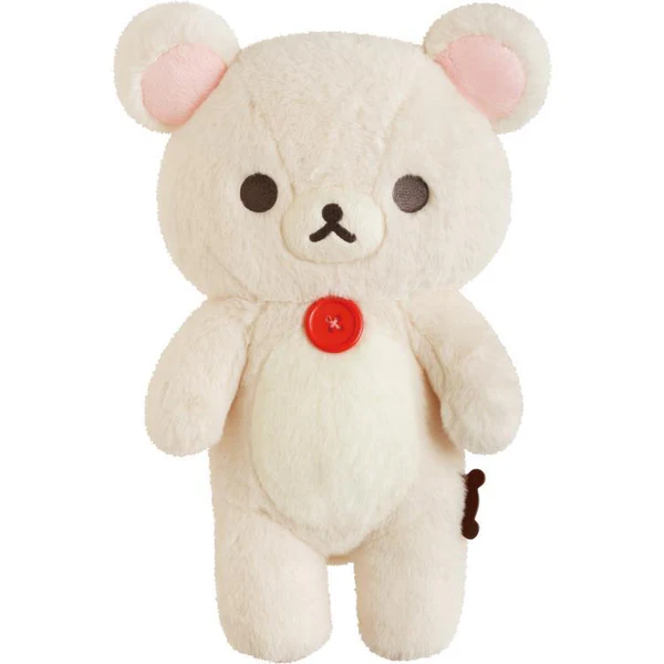 Rilakkuma轻松熊|San-X Plush Toy (M)/Wonderful House-Korilakkuma奇妙屋毛茸茸小白熊中号玩偶/公仔|约345×230×125mm