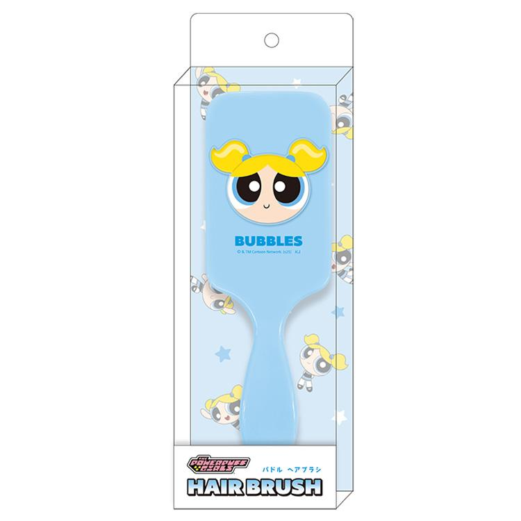 Powerpuff Girls|Paddle Hairbrush Bubbles|H215 x W70 x D35mm approx.