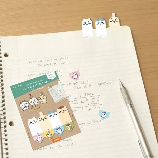 Chiikawa 吉伊卡哇|可爱角色mini便签纸|幅7.6×高13.2cm