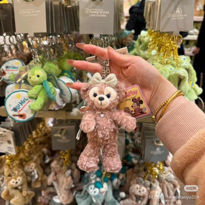 Disney迪士尼|ShellieMay雪莉玫/玫玫爱心项链站姿毛绒玩偶挂件/包挂