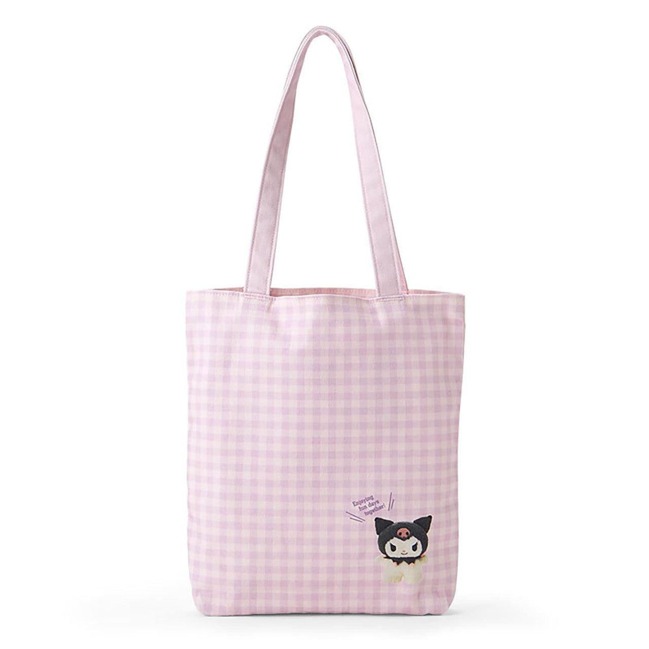 Sanrio| Tote Bag - Pitatto Friends Photo多巴胺格纹系列可爱角色帆布包|约29×5×32cm
