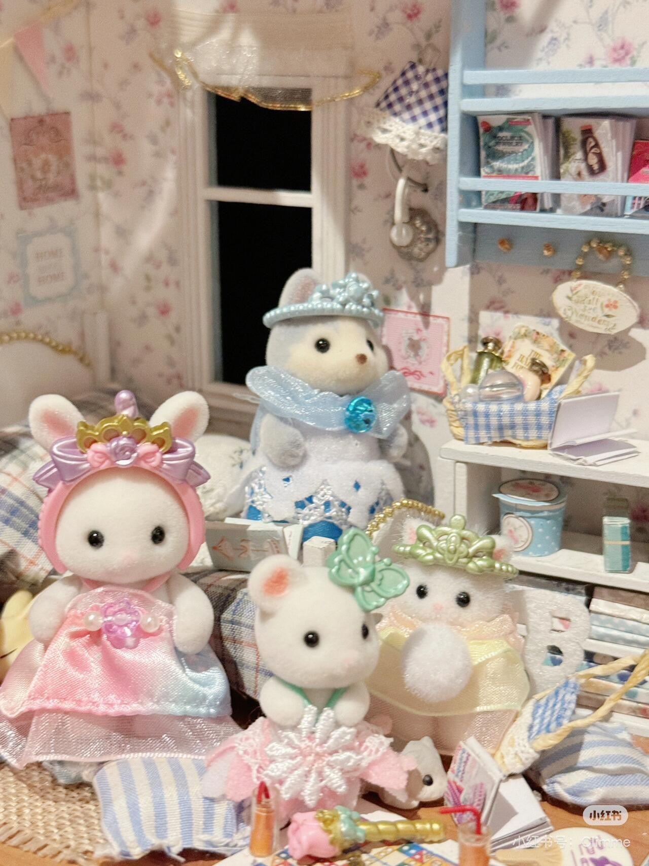 SylvanianFamilies森贝儿家族|Royal Princess Set超豪华皇家公主系列站宝小鼻嘎套组5703