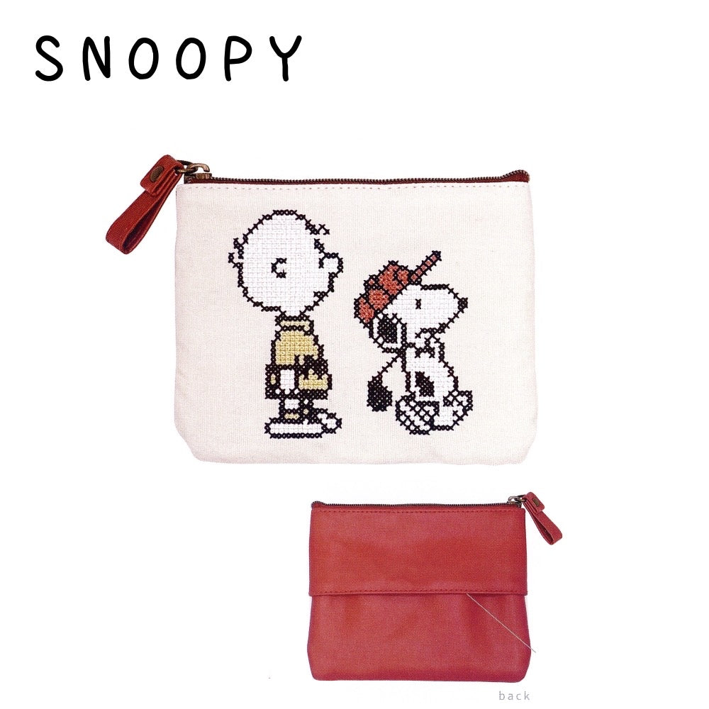 Snoopy|Golf Player高尔夫限定刺绣帆布包/背面皮质感