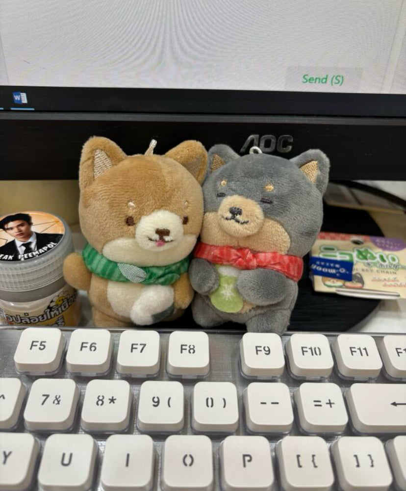 Nico Nui|Obakane Nico Nui Mascot Holder /Plush Keychain|W110 x H170 x D50mm approx.