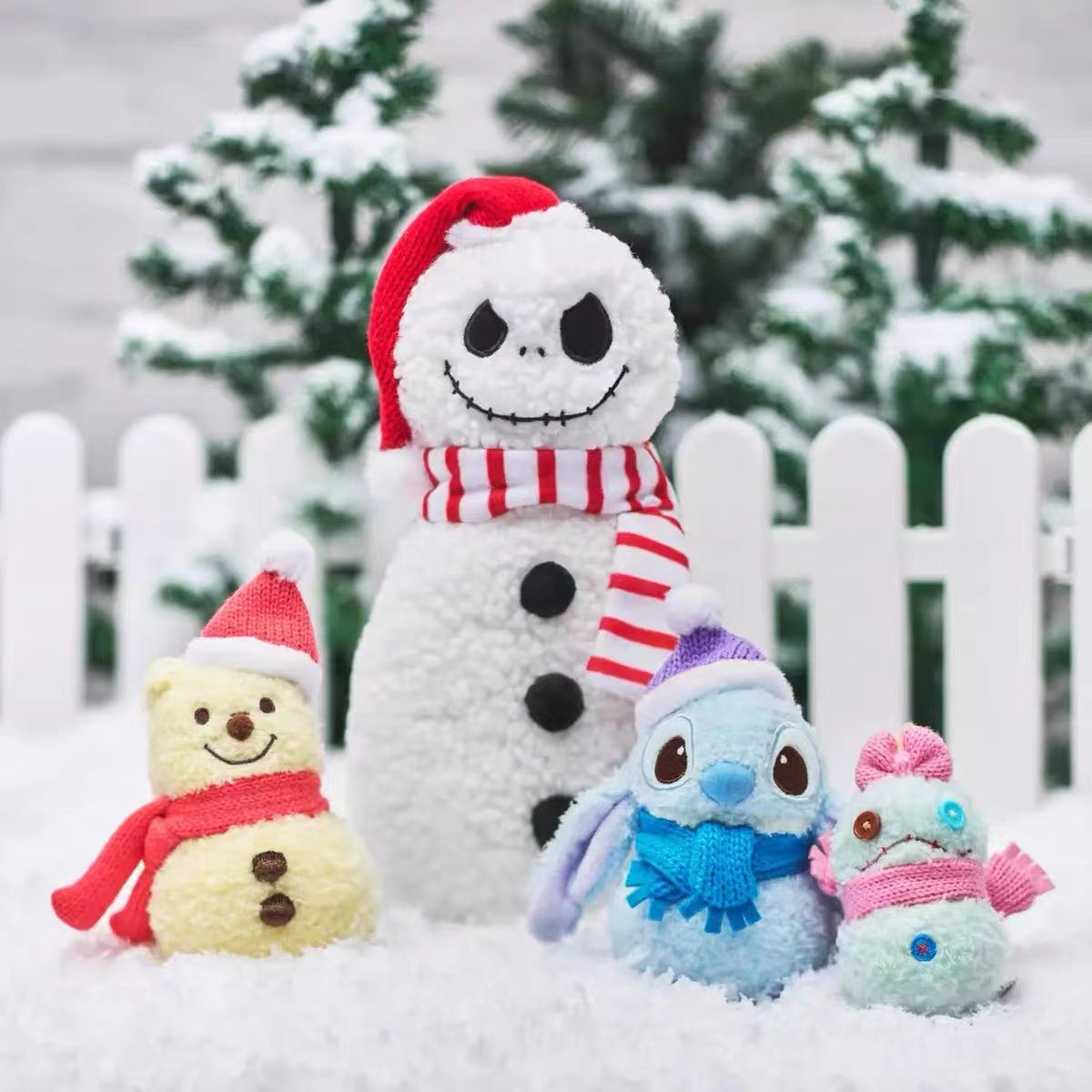 Disney |冬日雪人系列史迪仔|高さ約25×幅21×奥行き13.5cm