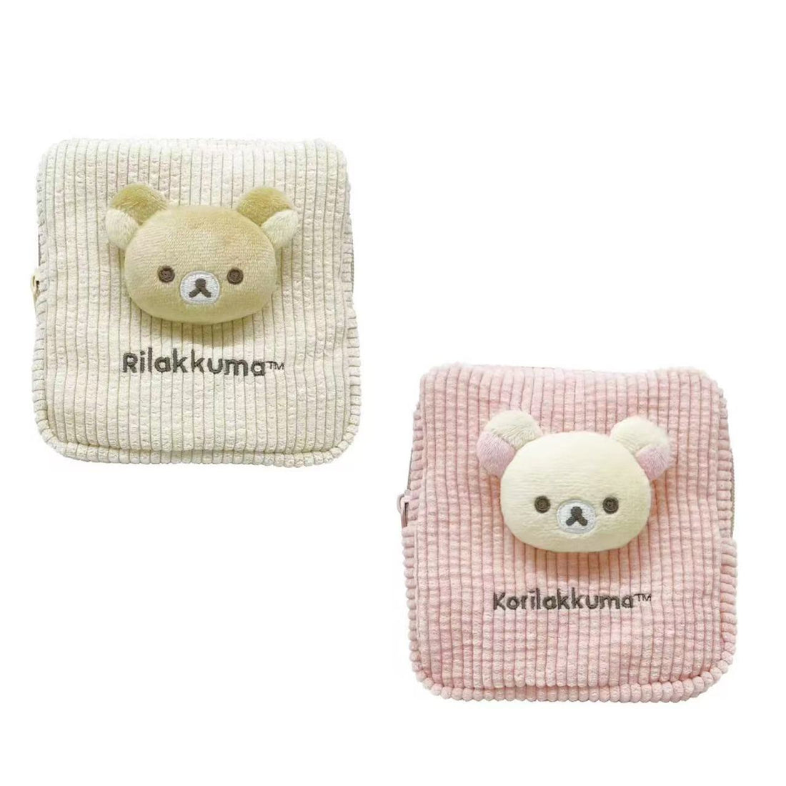 Rilakkuma|Fluffy Mini Square Pouch|130×130×30mm approx.