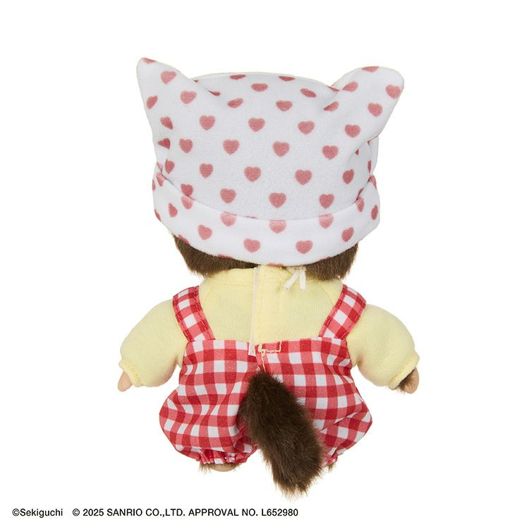 Monchhichi|Monchhichi x Hello Kitty Plush Dolls|H15 x W10 x D6.5cm approx.