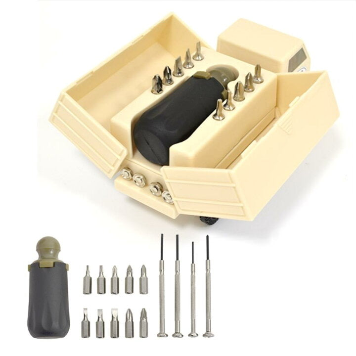 Miffy|Lifework Design Miffy Truck-shaped Toolbox|14-piece Tool Set