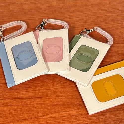 Snoopy|school bus皮质感可伸缩卡包|约8cm×11cm