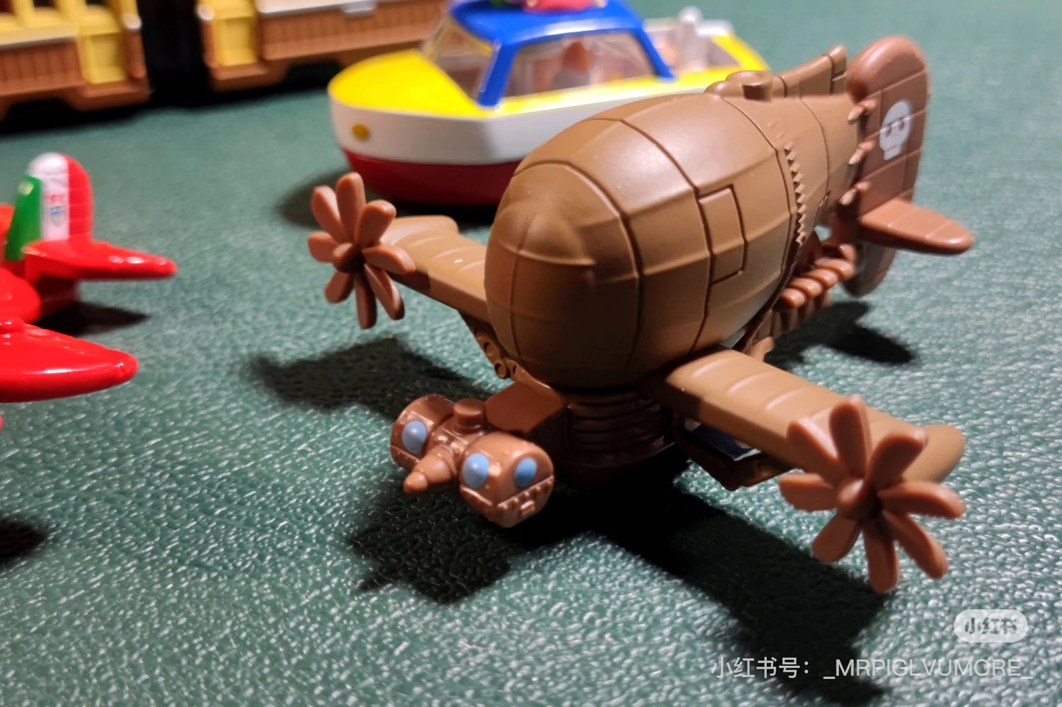 Tomica|Takara Tomy Dream Tomica Full of Ghibli 04 Raputa Castle in The Sky Tiger Moss 多美卡 × 吉卜力宫崎骏《天空之城》虎蛾号玩具车模型/摆件|约8 x 8 x 4cm