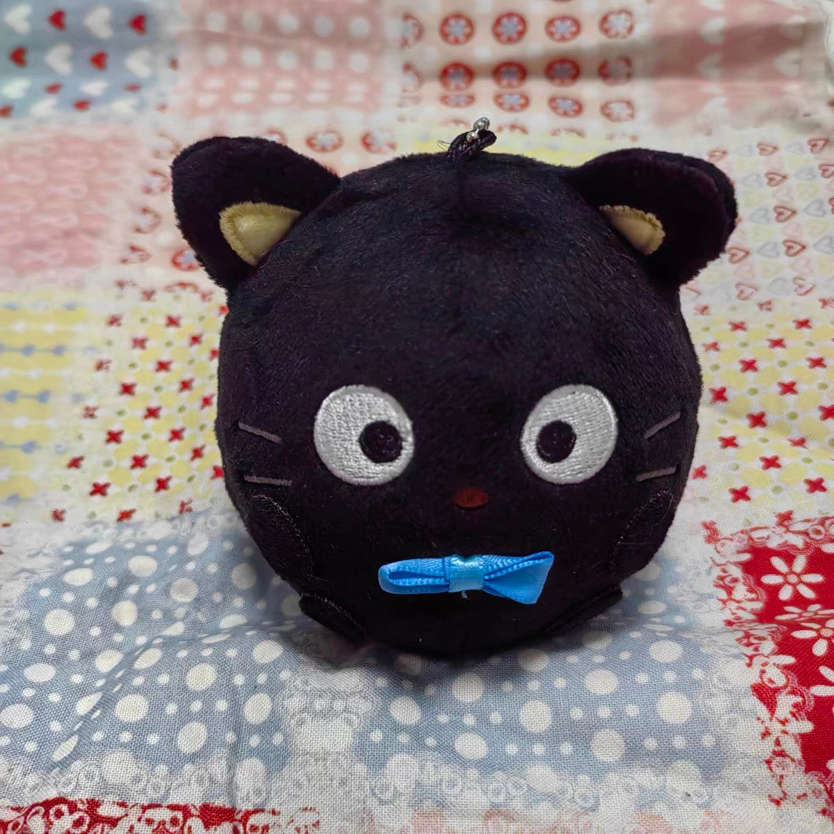 Sanrio|Chococat Egg Ball Mascot Holder /Plush Keychain|10×8.4×8.8cm approx.