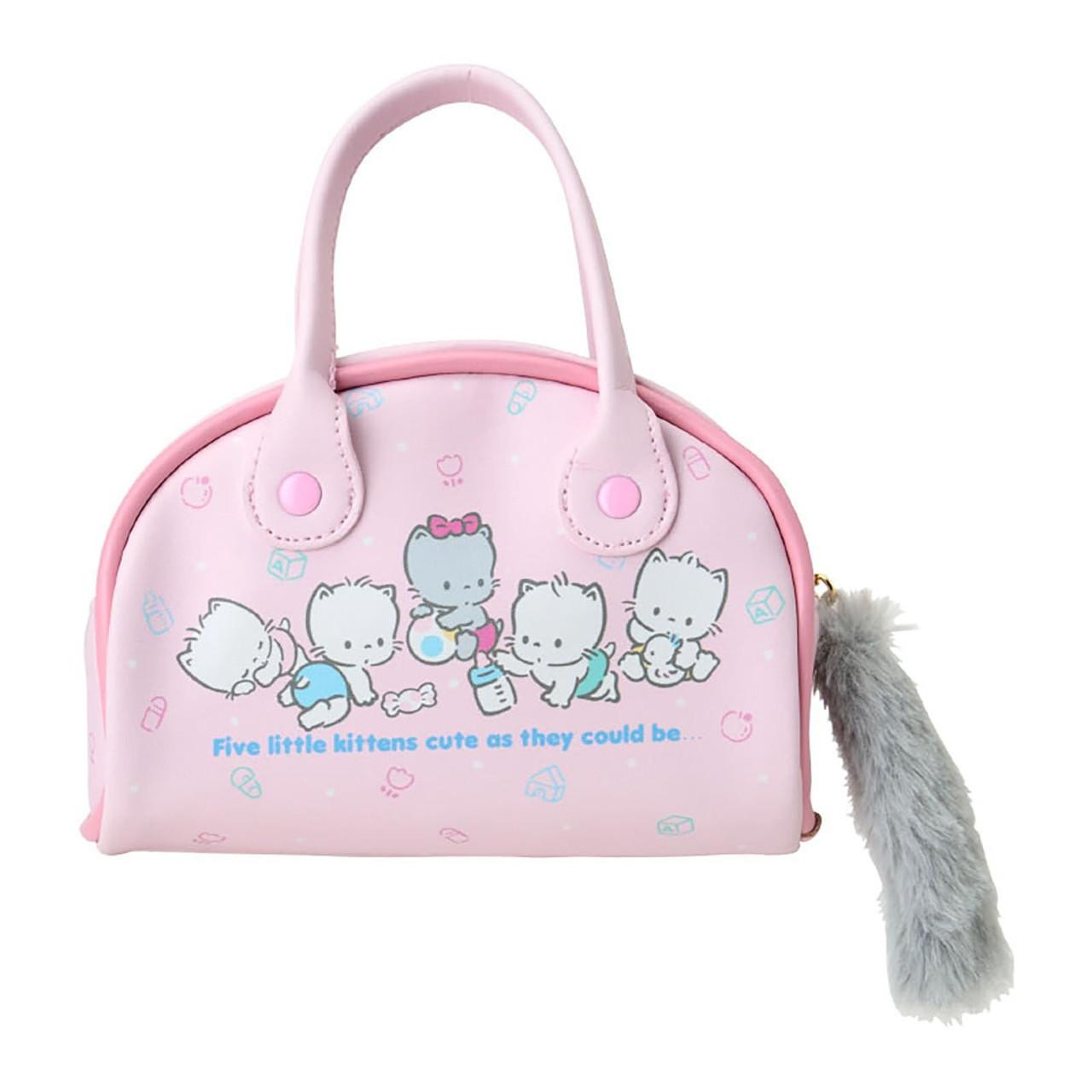 Sanrio|Mini Boston Pouch Cat Club Noraneko Land|17.5 x 17.0 x 7.0cm approx.
