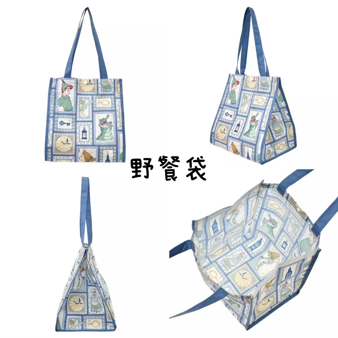 Disney|彼得潘超丰富叉勺杯盘碗餐具套组+同款单肩收纳包/野餐组