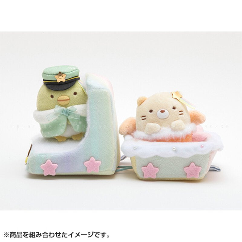 Sumikko gurashi角落生物|星座系列可爱场景列车车头/手玉|约H80×W85×D80mm