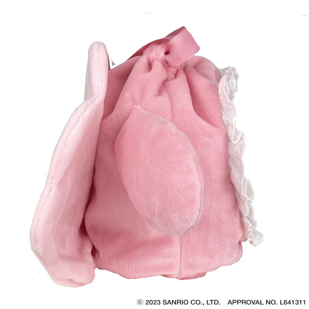 Sanrio|Cupid baby Die-cut Drawstring Pouch|W264×H188×D100mm approx.