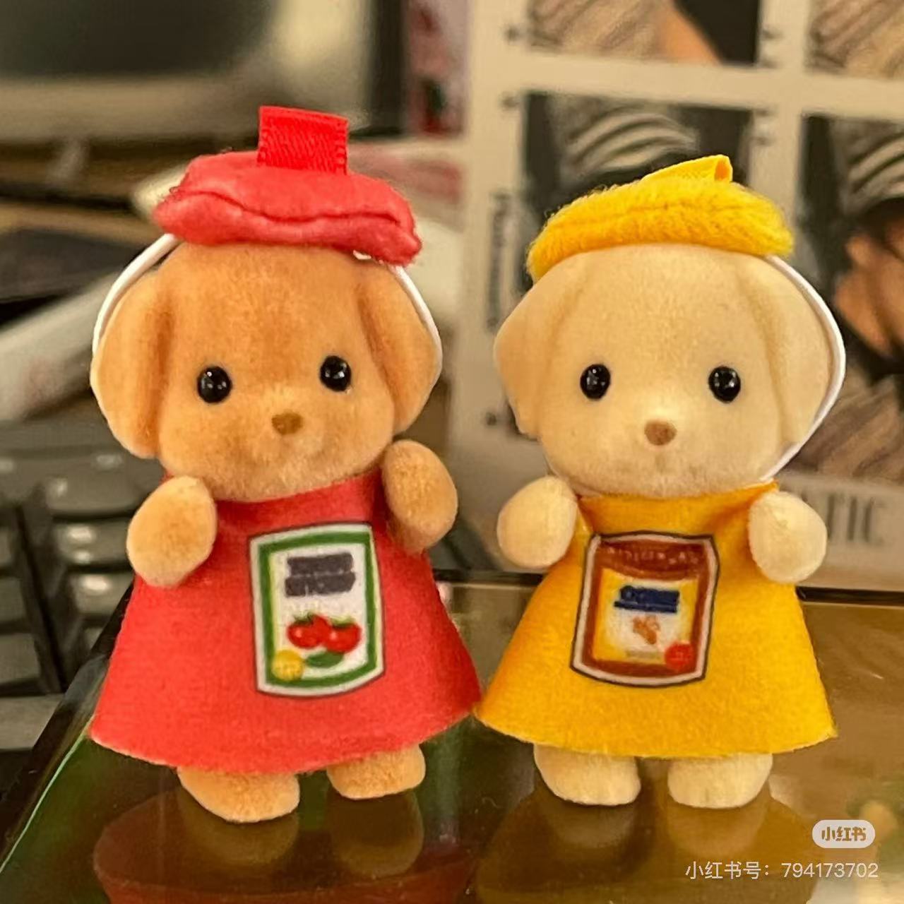 【limit 1】SylvanianFamilies|Baby Dog Hot Dog & wagon Costume