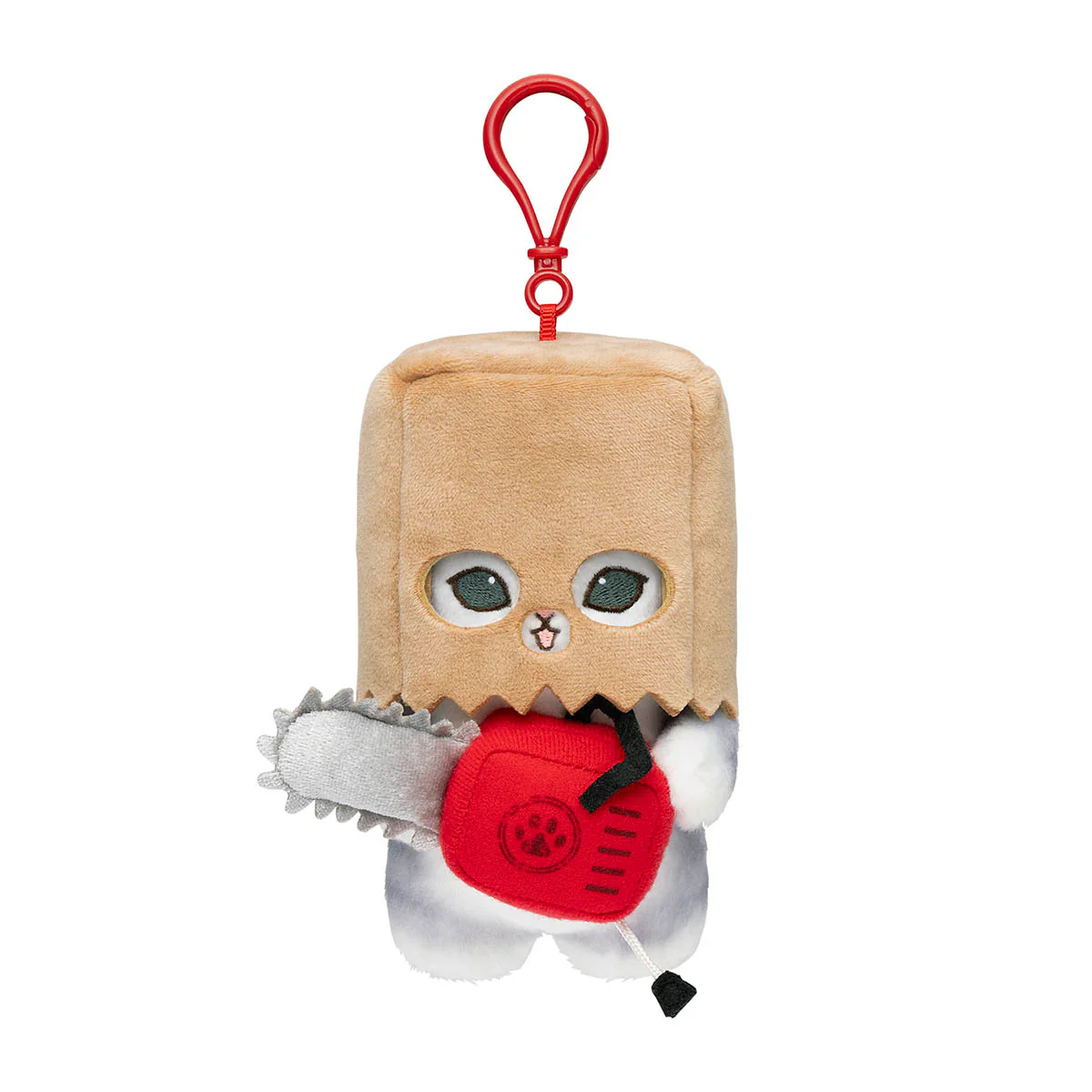 Mofusand|Mischievous Chainsaw Meow Vibrating Mascot Holder /Plush Keychain|H135mm x W105mm x D55mm approx.