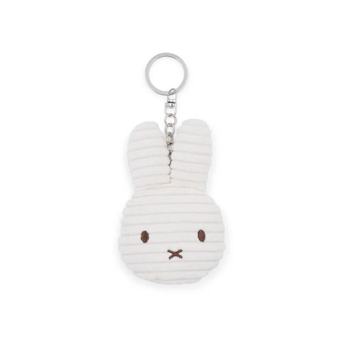 Miffy米菲|BON TON TOYS -Head Corduroy Flat Keychain脸型灯芯绒钥匙扣挂件/包挂|约10x6x2cm