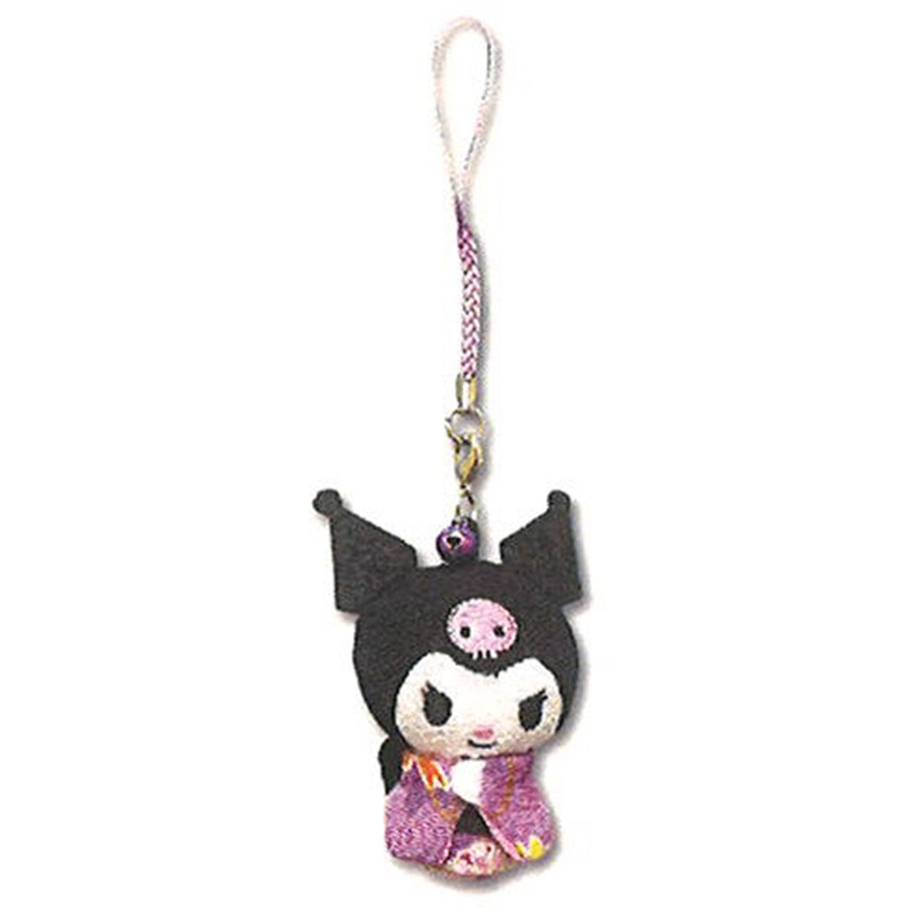Sanrio|Kimono Mini Mascot Holder /Plush Keychain|55x25x20mm approx.