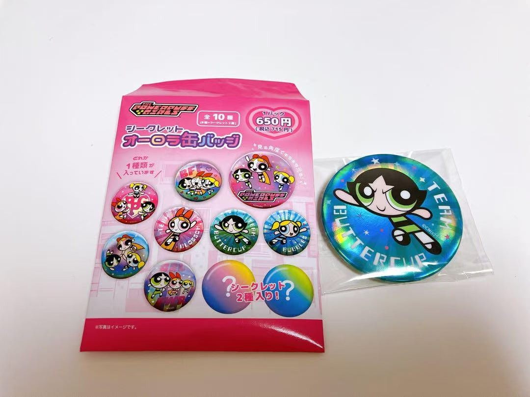 Powerpuff Girls|Secret Aurora Can Badge mystery bag/blind box/All 10 types|1pcs